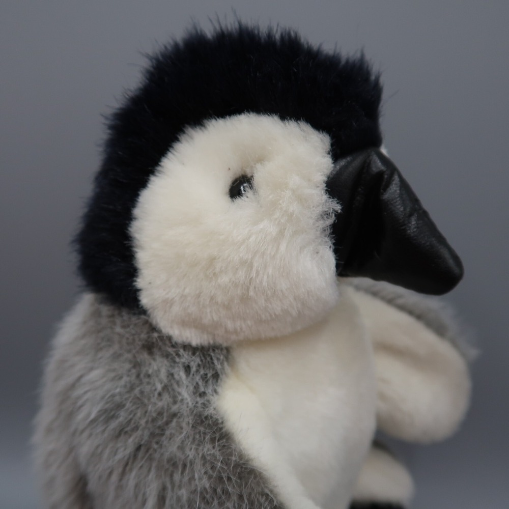 Folkmanis Baby Emperor Penguin Hand Puppet 10" Plush Soft Toy Realistic Vintage